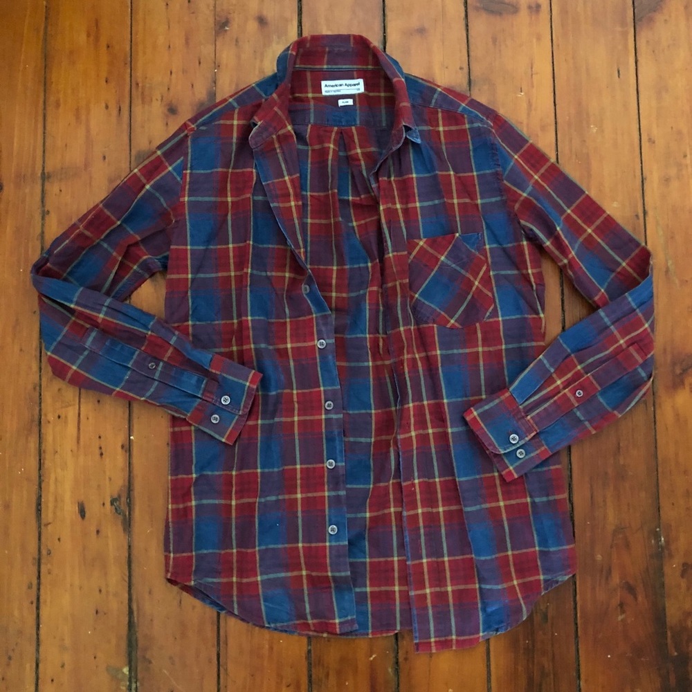 NWOT Plaid Button Up